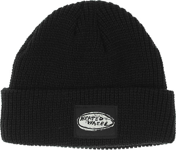 THE HEATED WHEEL OVAL BEANIE BLACK