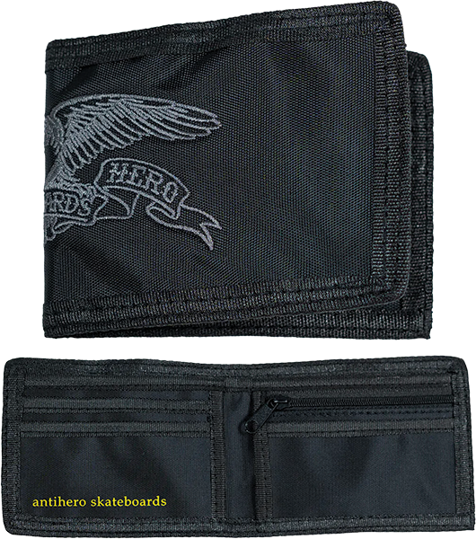 ANTI HERO BASIC EAGLE WALLET BI-FOLD WALLET BLK/CHARCOAL