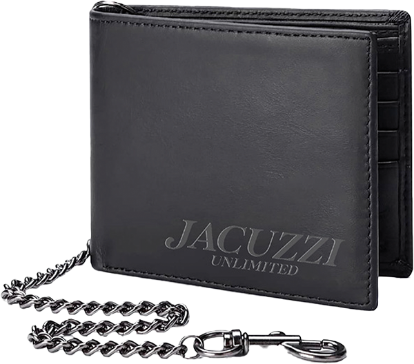JACUZZI CHAIN WALLET BLACK
