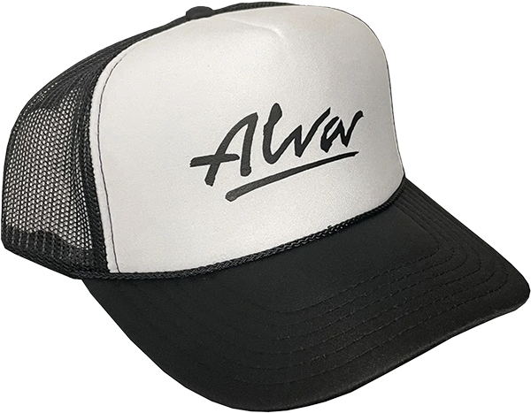 ALVA OG LOGO HAT ADJ-WHITE/BLACK