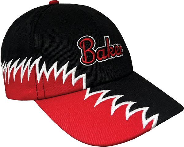 BAKER SNAP ON HAT ADJ-BLK/RED
