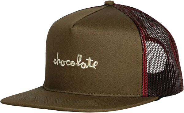 CHOC CHUNK TRUCKER HAT ADJ-OLIVE/BLK