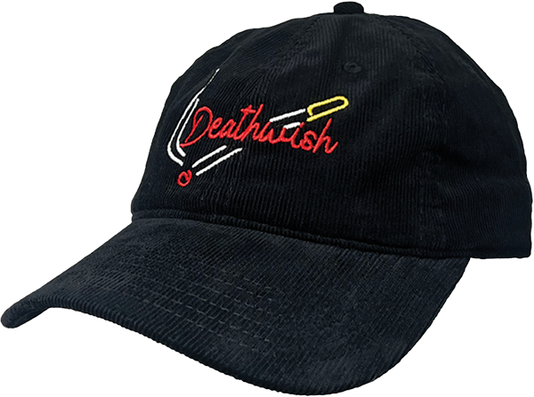 DEATHWISH NEON LIGHTS CORDUROY HAT ADJ-BLACK