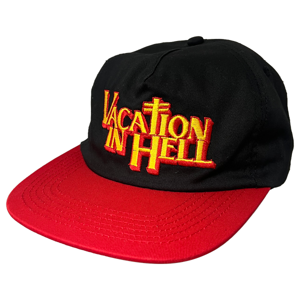 DW VACATION SNAPBACK HAT ADJ-BLK/RED