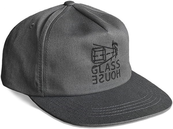 GLASS HOUSE PROJECTION HAT ADJ-CHARCOAL