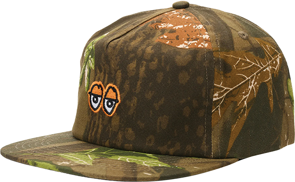 KROOKED EYES CAMO HAT ADJ-REAL TREE CAMO