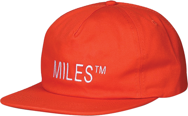 MILES LOGO HIT HAT ADJ-SAFETY ORANGE