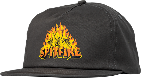 SPITFIRE HELLFIRE HAT ADJ-CHARCOAL
