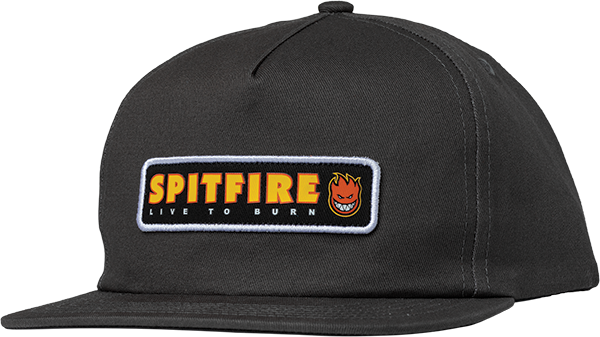 Spitfire LTB Patch Hat Charcoal Snapback