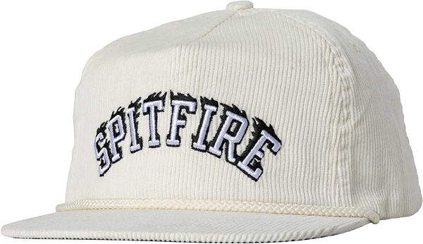 SPITFIRE TEAM BIGHEAD SCRIPT HAT ADJ-WHITE
