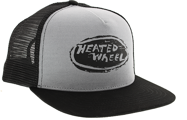 THE HEATED WHEEL OVAL HAT ADJ-GREY/BLK