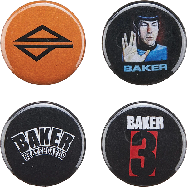 BAKER BAKER 3 BUTTON 4 PACK