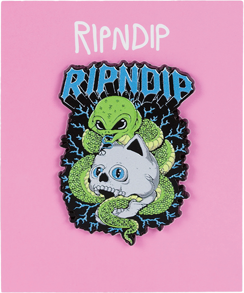 RIP N DIP SKULL AND BONES PIN