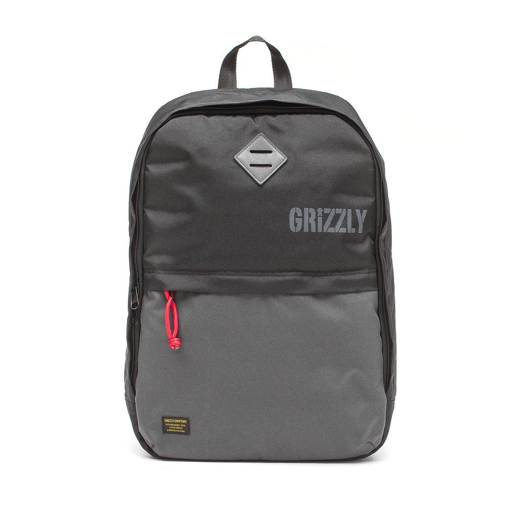 Grizzly Day Trail Backpack Bookbag Black Onesize