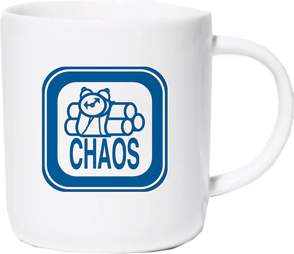411VM CHAOS COFFEE MUG WHITE