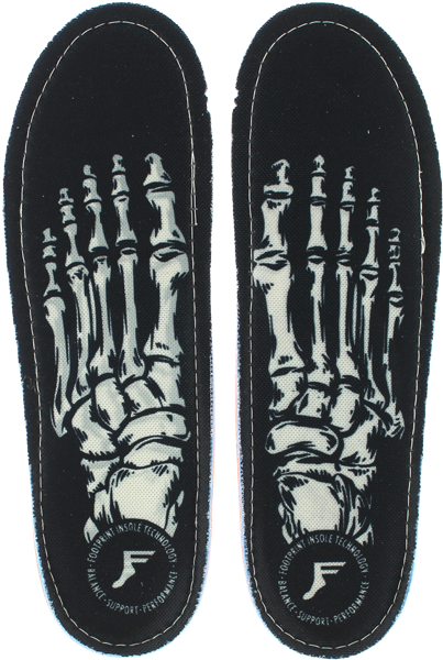 FOOTPRINT KINGFOAM SKELETON BLK 7-7.5 INSOLES