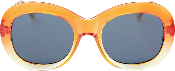 HAPPY HR BIKINI BEACH SUNGLASSES CANDY CORN