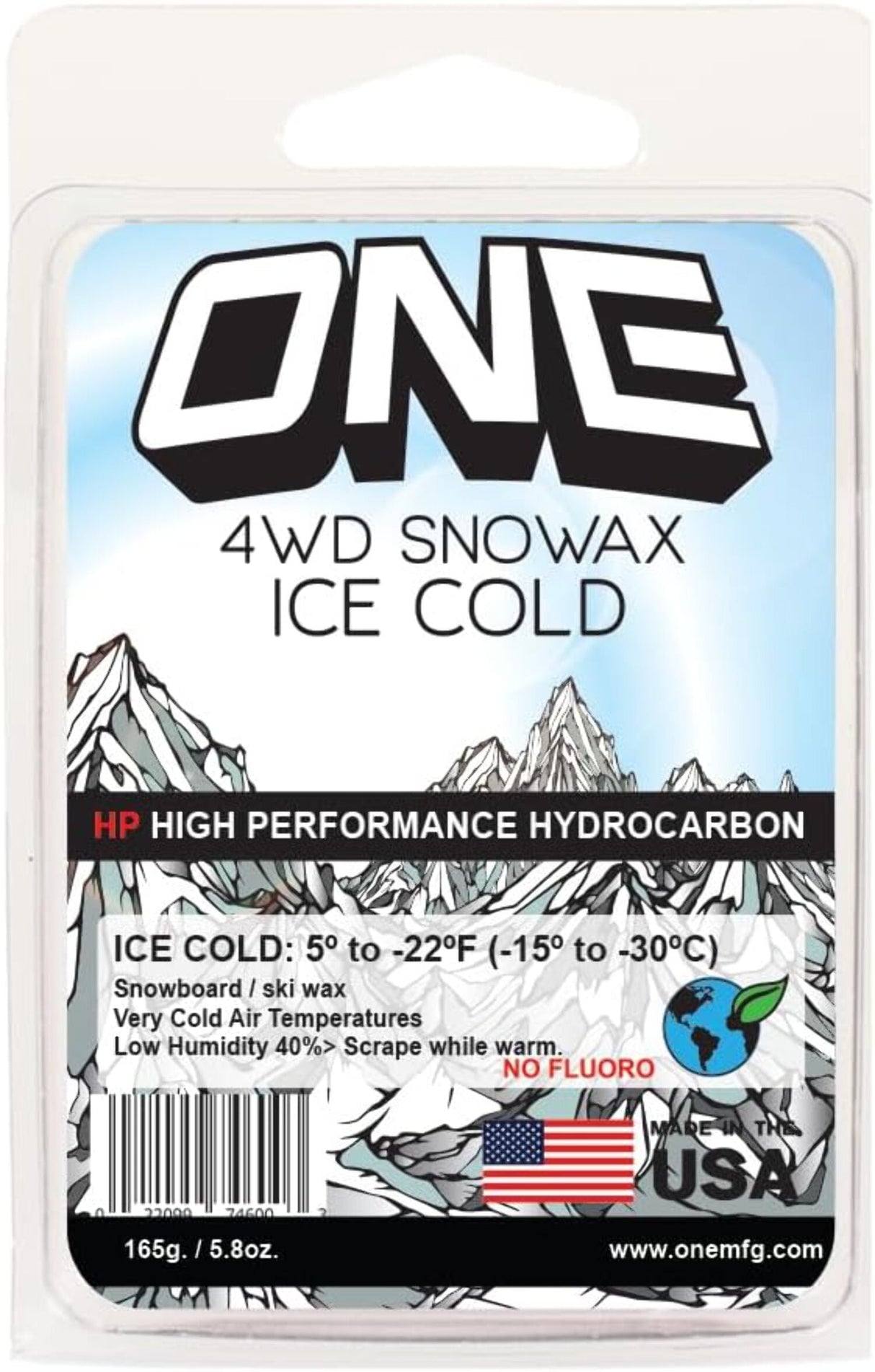 OneBall 4wd Wax White Ice Cold 165g