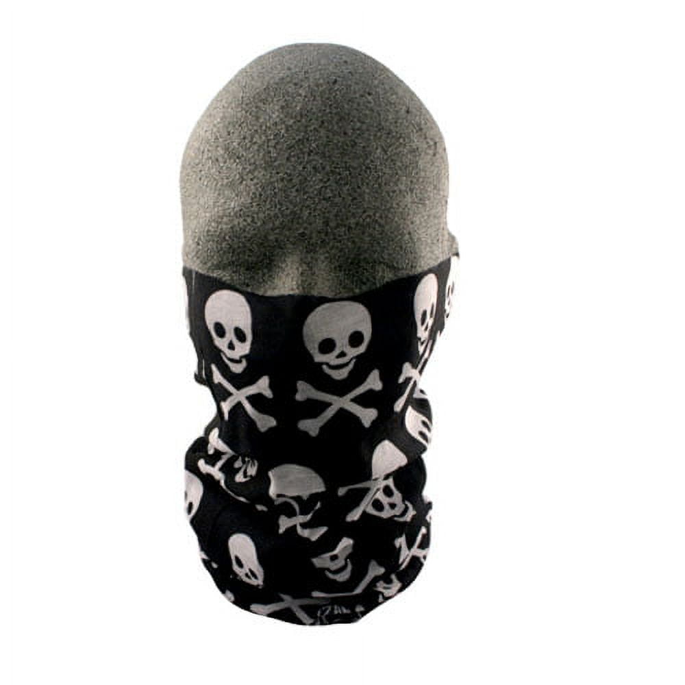Zan Headgear Motley Tube Poly Skull Bones One Size
