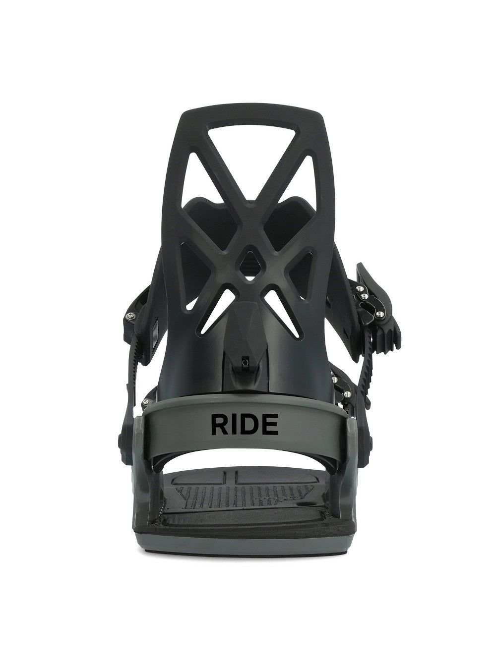 Ride C4 Snowboard Bindings 2025 Black Grey Medium
