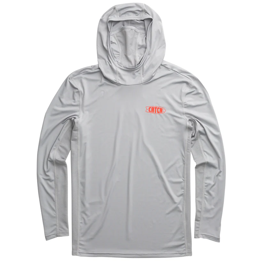 Catch Fish Gatored Hood Longsleeve UPF Grey M
