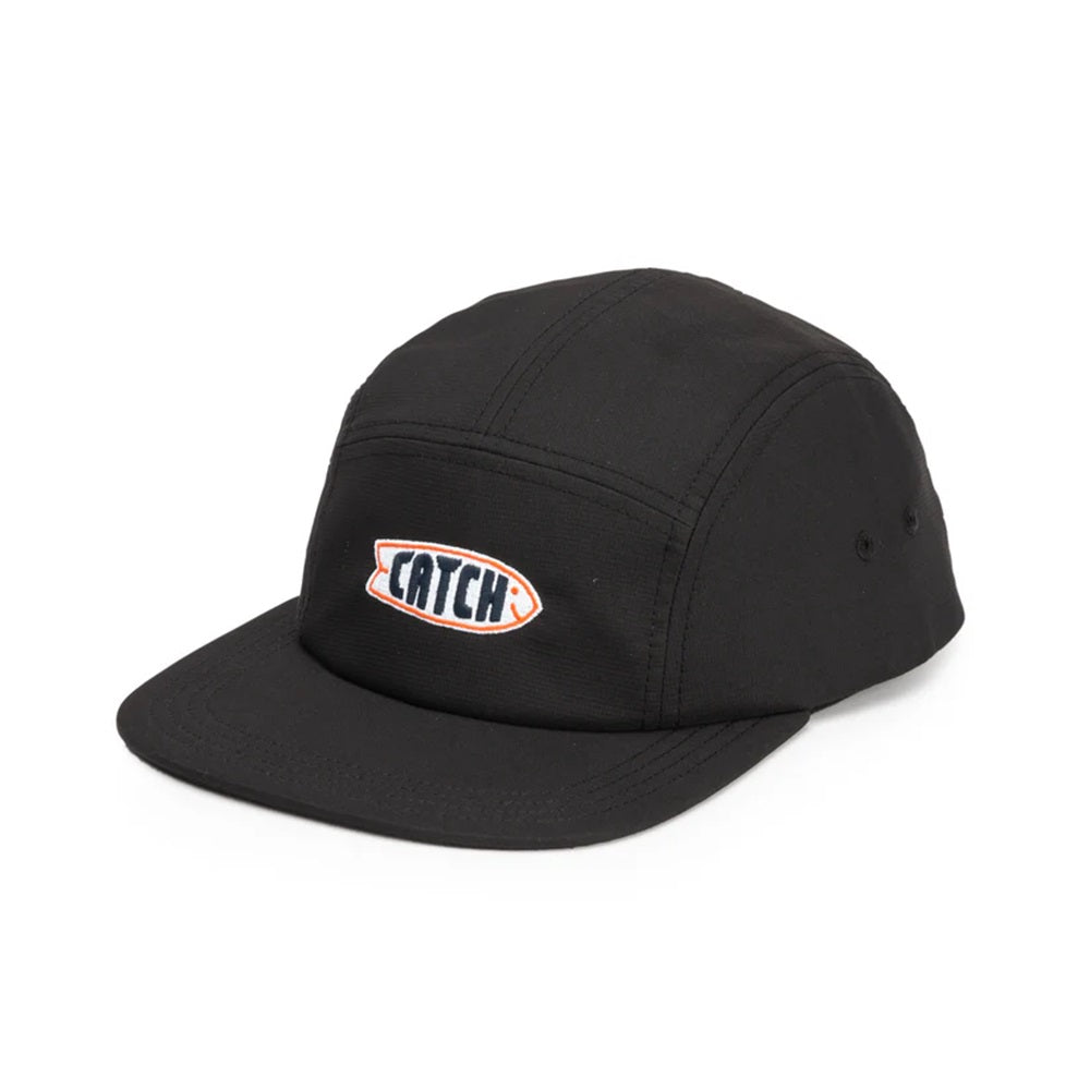 Catch Fish Happy Fish Camp Hat Black Snapback