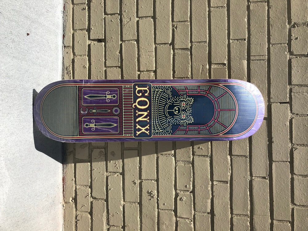 Equinox Wolf Bear Skateboard Deck Asst Stain 8.25