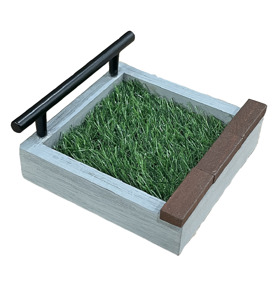 Social Fingerboard Planter Rail Block Grass Obstacle Grey 6x6