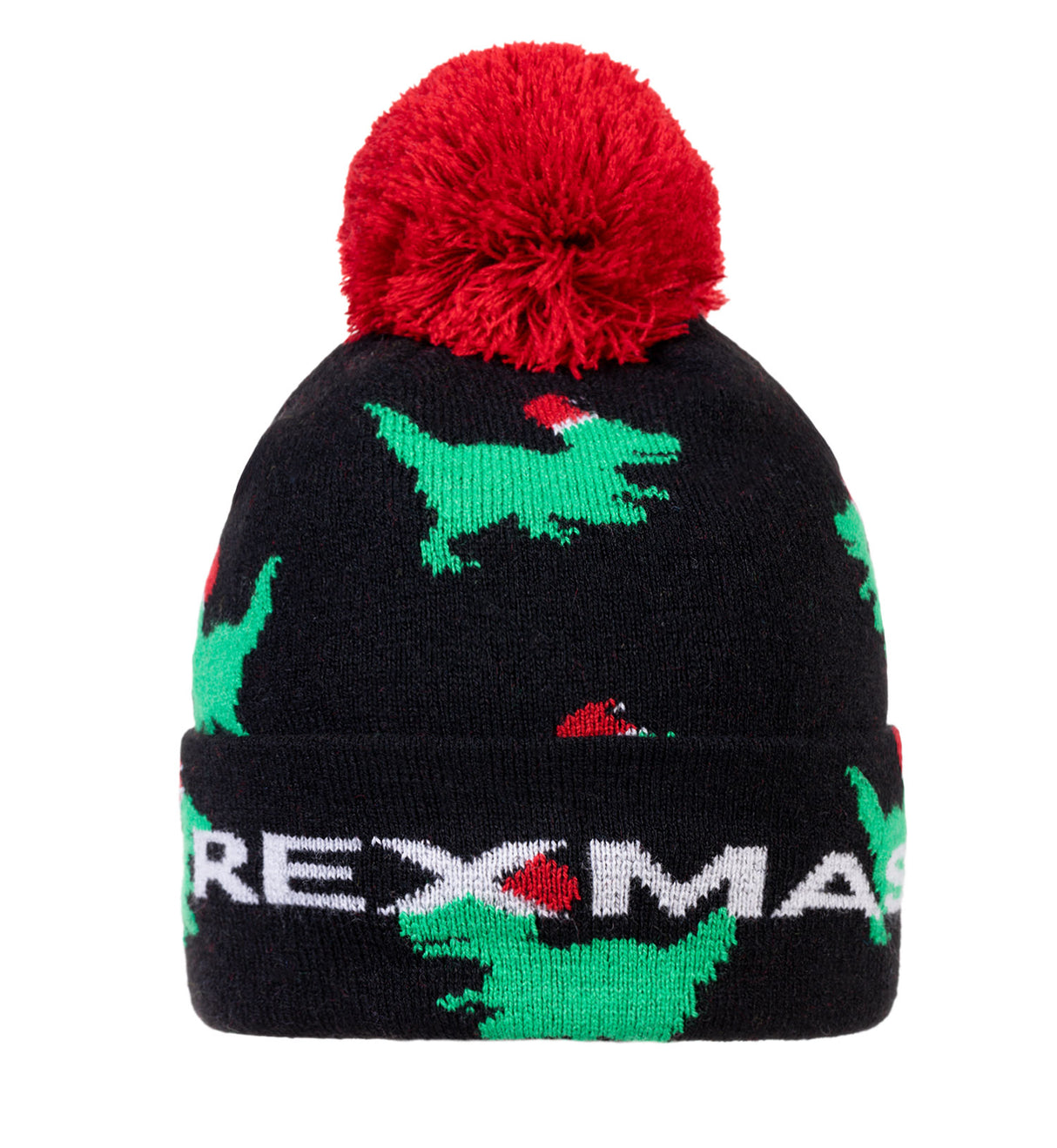 Bula RexMas Kids Beanie TREX Green Red Youth