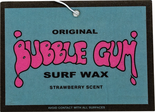 BUBBLE GUM AIR FRESHENER RECTANGLE/STRAWBERRY