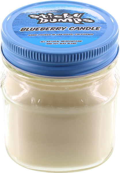 STICKY BUMPS CANDLE 7oz GLASS BLUEBERRY