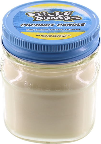 STICKY BUMPS CANDLE 7oz GLASS HAWAIIAN COCONUT