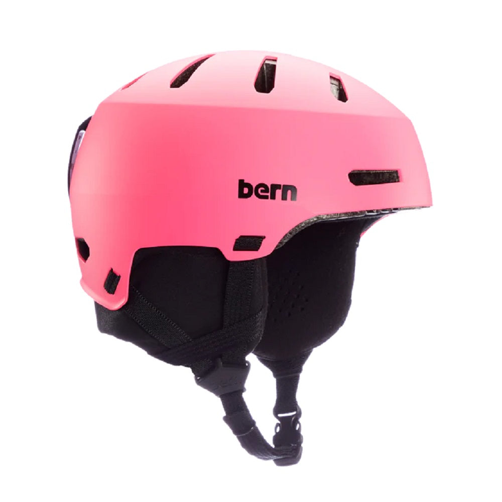 Bern Macon 2.0 JR Snow Helmet Mips Matte Pink Black S/M