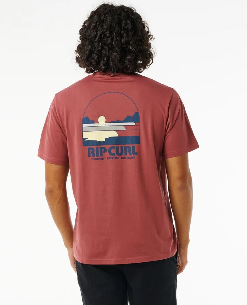 Rip Curl Surf Revival Line Up T Apple Butter Relaxed Fit XL