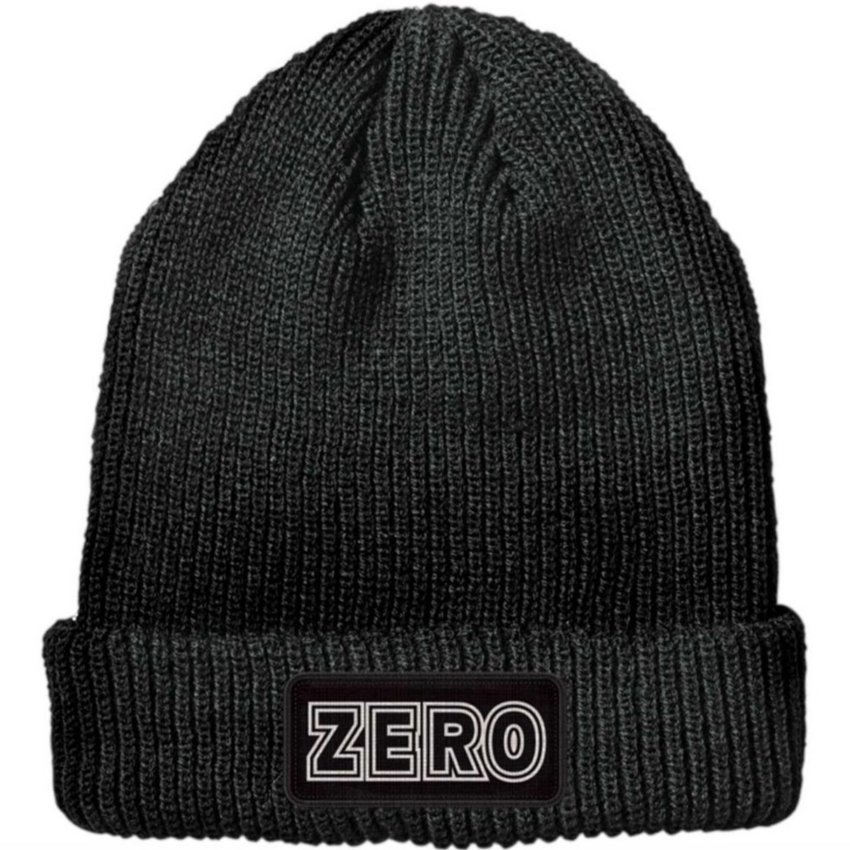 Zero Bold Patch Beanie Black OneSize