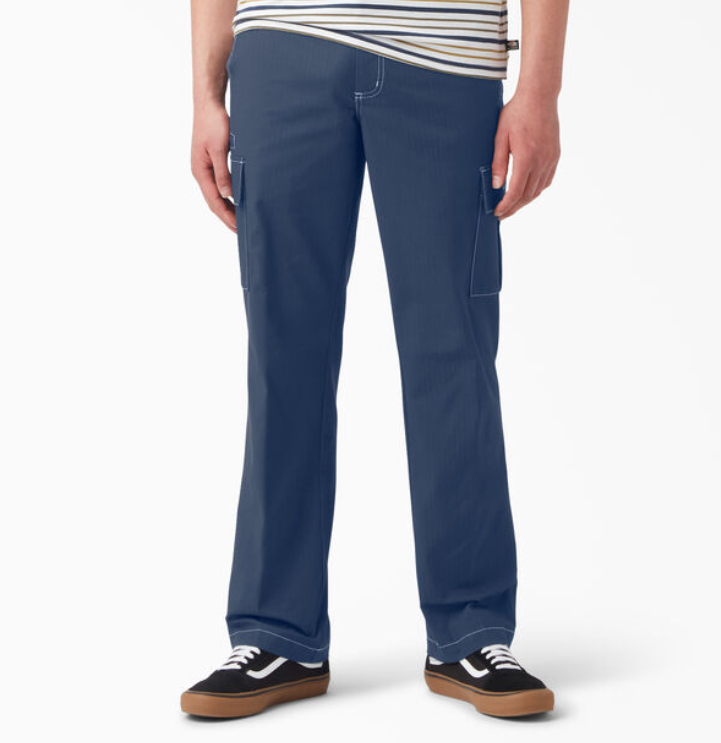 Dickies Skateboarding Ripstop Cargo Pant Navy White Stripe 32/32