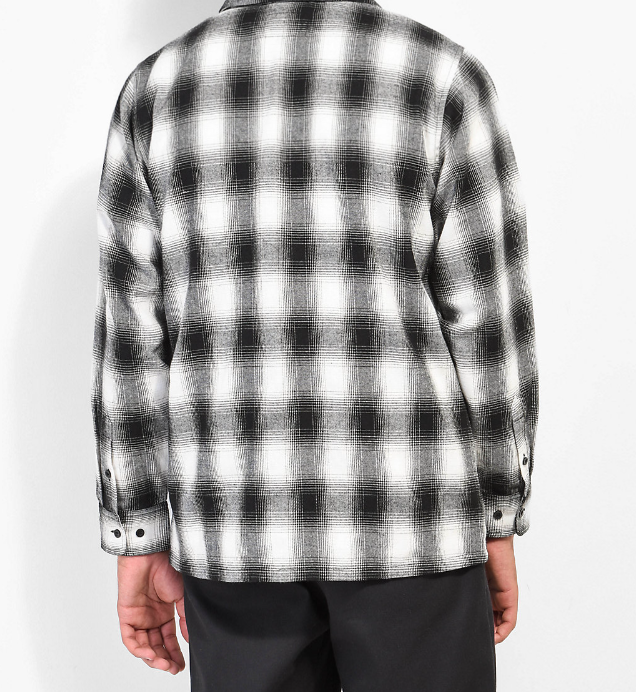 Independent Tilden Flannel Black White