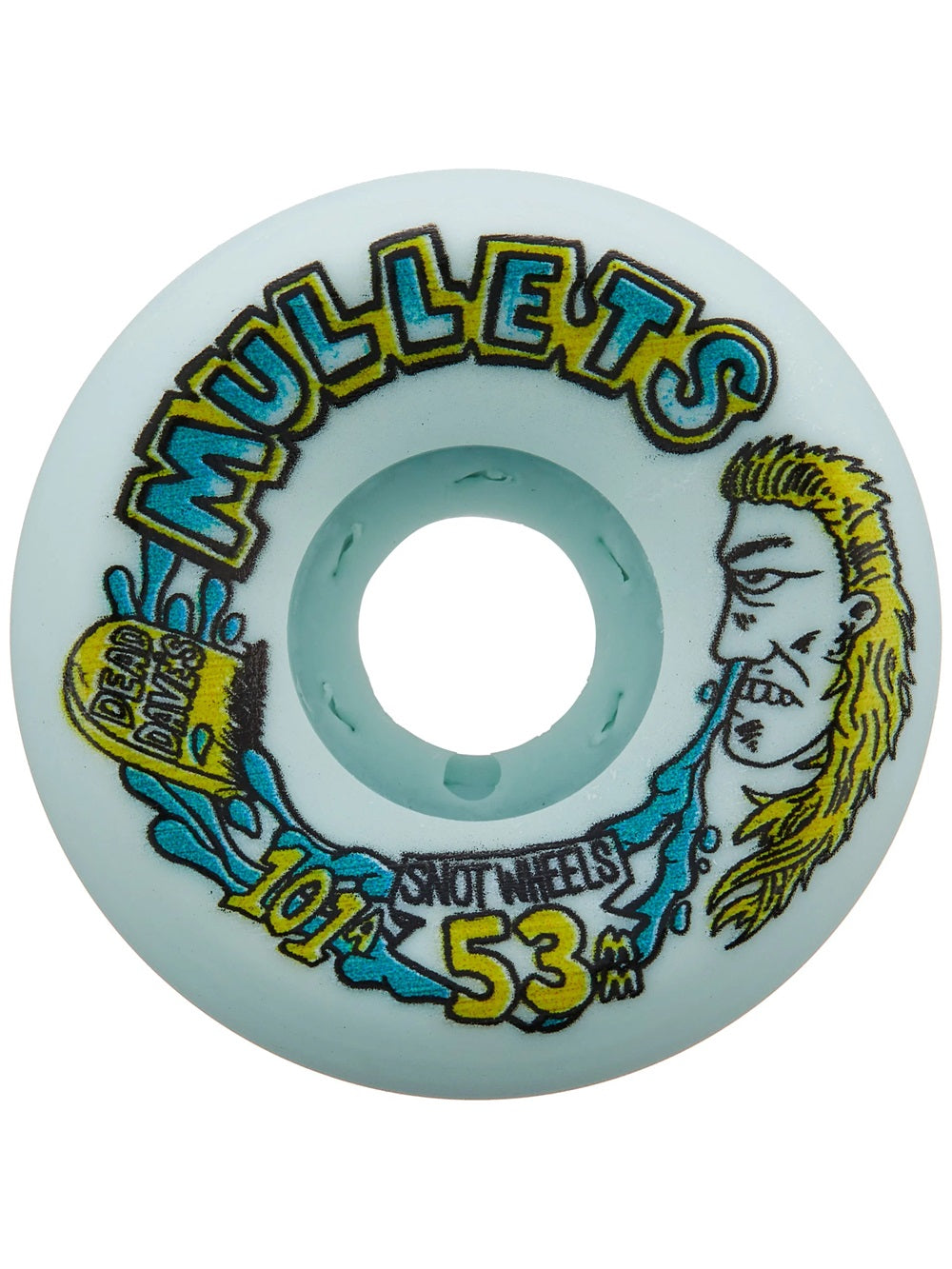 Snot Dead Dave Mullets Wheels Set Teal Blue 53mm 101A