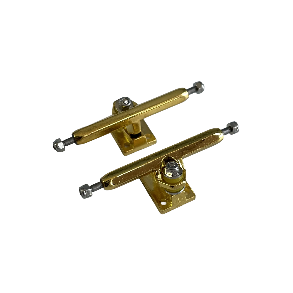 Social Pentagon Pro Fingerboard Trucks Gold 32mm Set