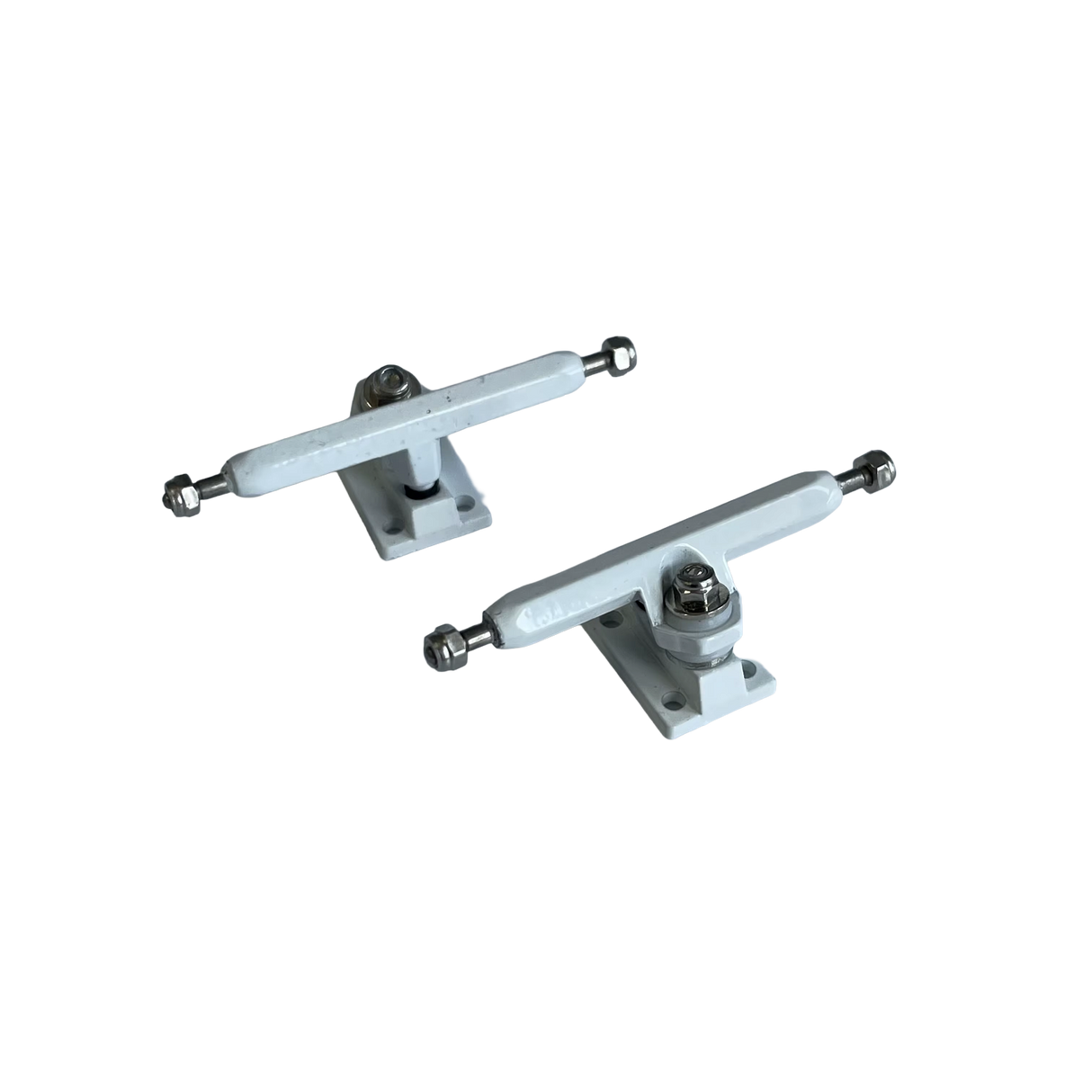 Social Pentagon Pro Fingerboard Trucks White 32mm Set