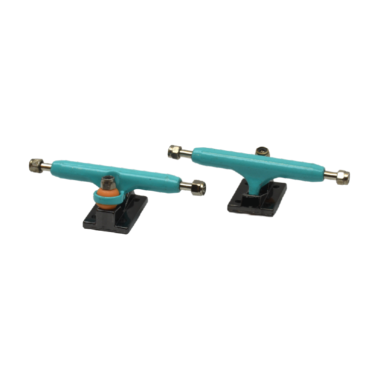 Social Indy Pro Fingerboard Trucks Black Teal 34mm