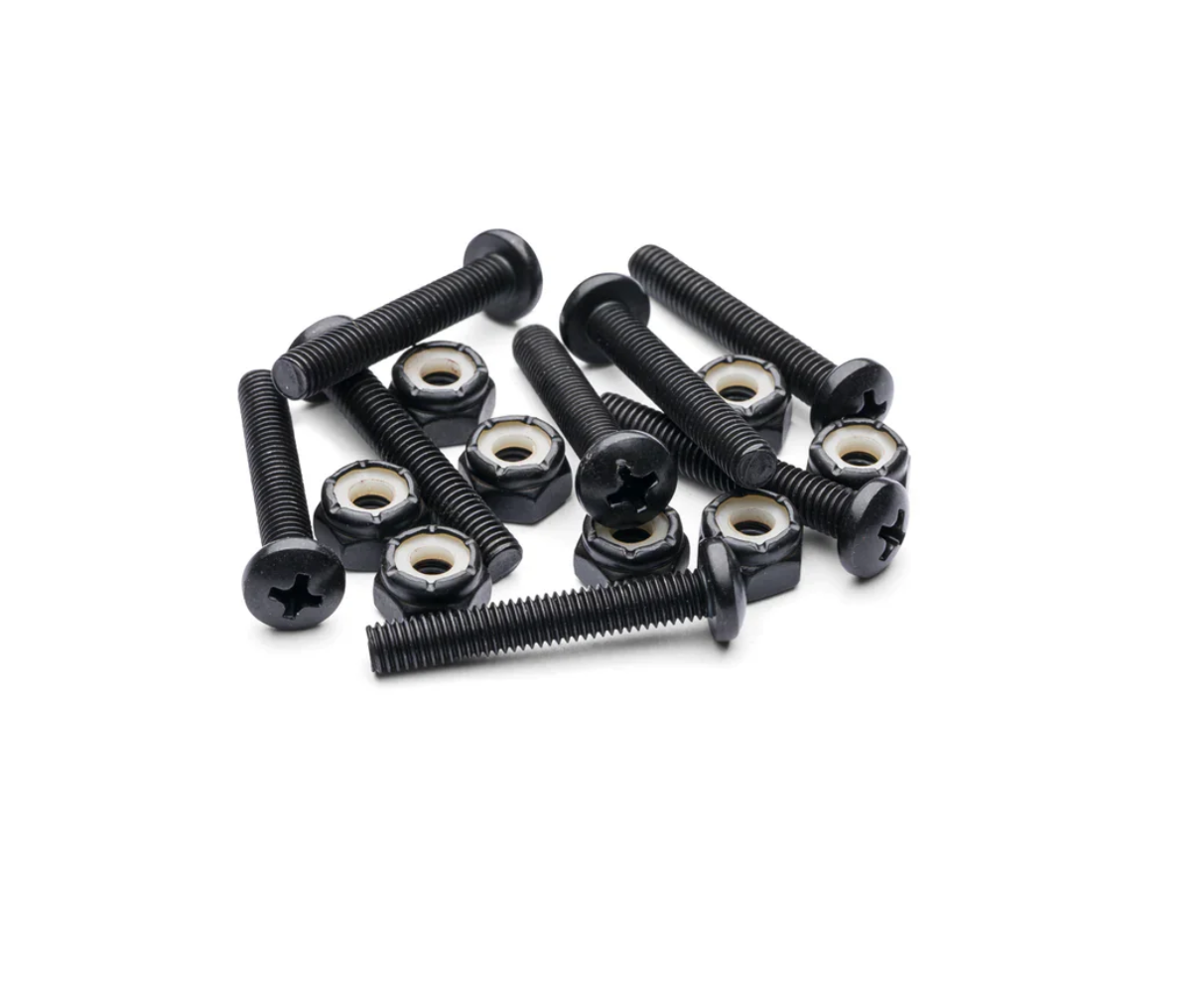 Social PANHEAD Skateboard Hardware Pack Black 1 inch