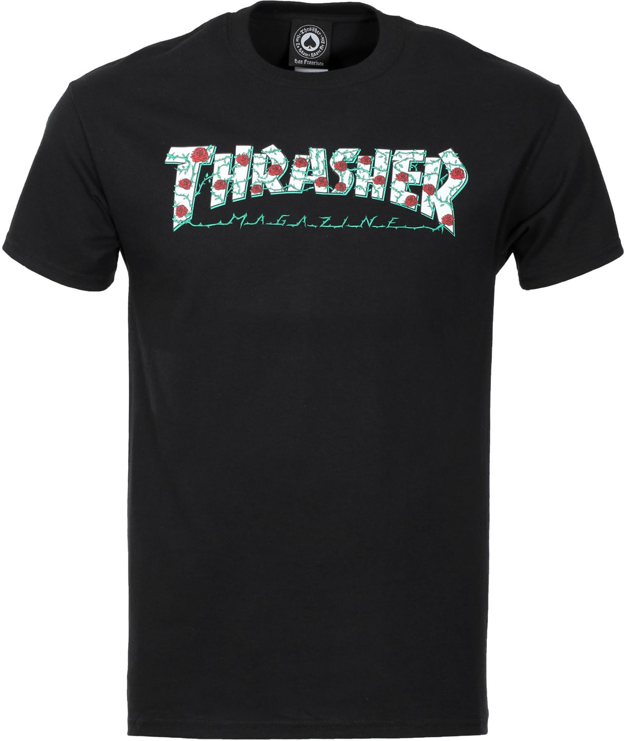 Thrasher Roses SS Tshirt Black S