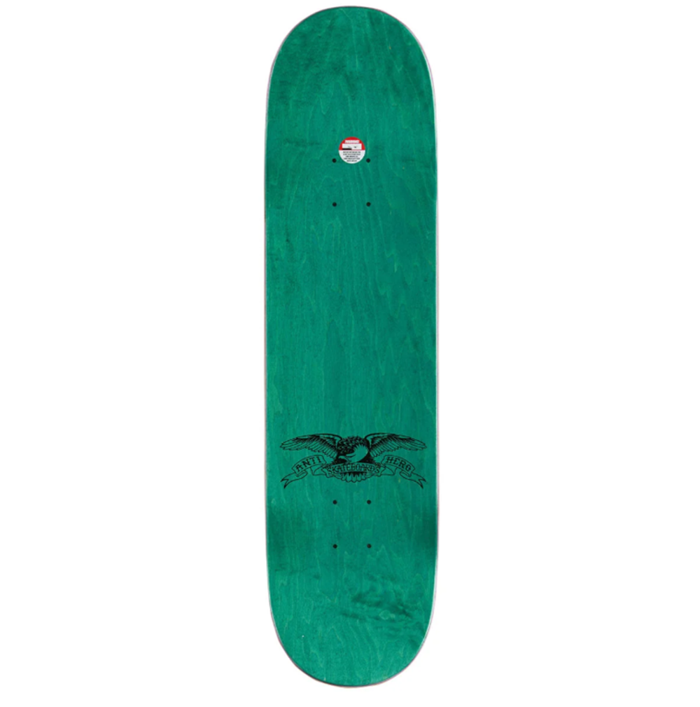 Anti Hero Gewer Gryptids Skateboard Deck Red Yellow Blue 8.25x14.38WB