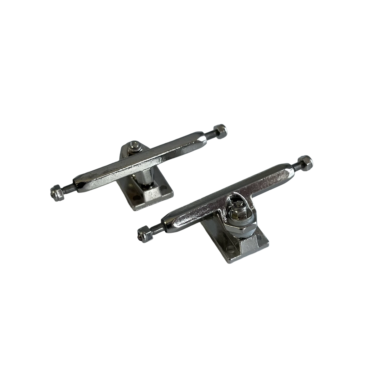 Social Pentagon Pro Fingerboard Trucks Silver 34mm Set