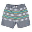 Lost Whipper Elastic Drawstring Mens Boardshorts Trunks Grey