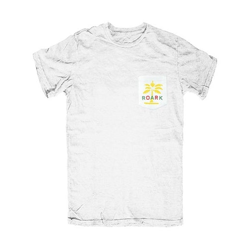 Roark African Palm Tshirt White