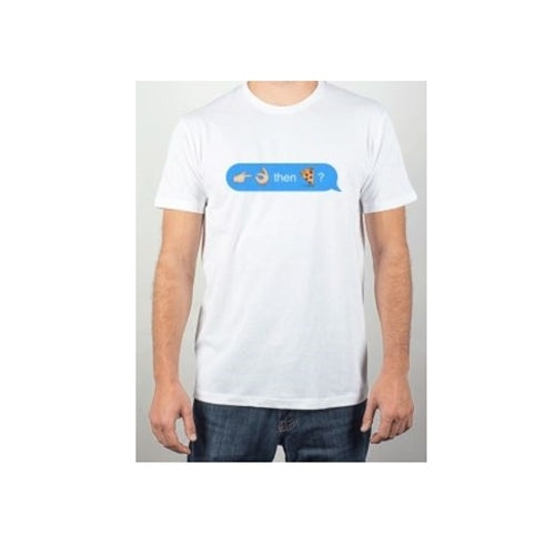 Pizza Emoji Tshirt White - Small
