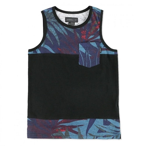 Oneill Fern and Burn Youth Tank Top Black - X-Large