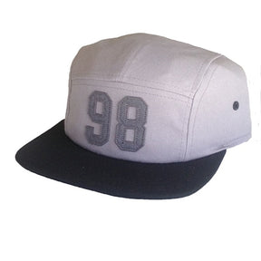 Boardparadise 98 Logo 5 Panel Grey Charcoal Clip Back
